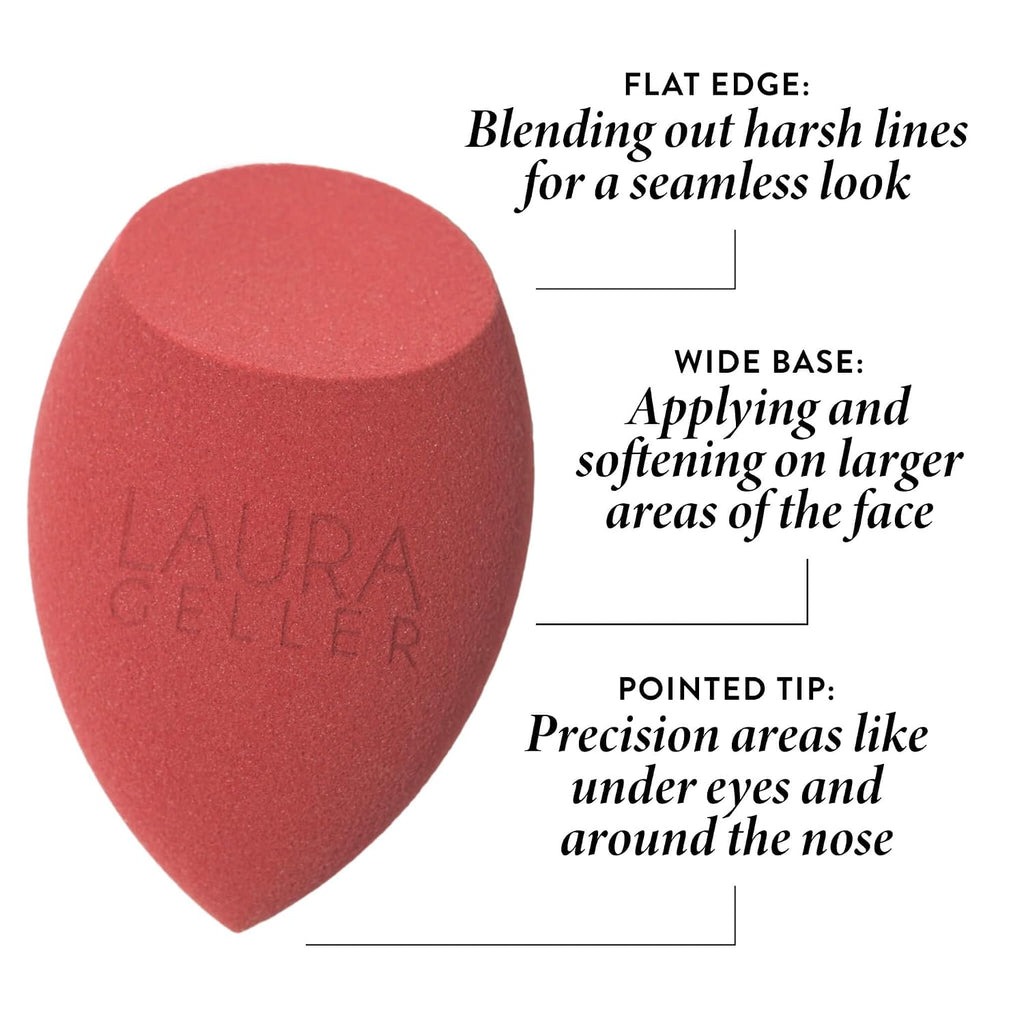 Full Face Blending Sponge, Easy Makeup Blender for Foundation & Concealer, Latex-Free for Sensitive Skin