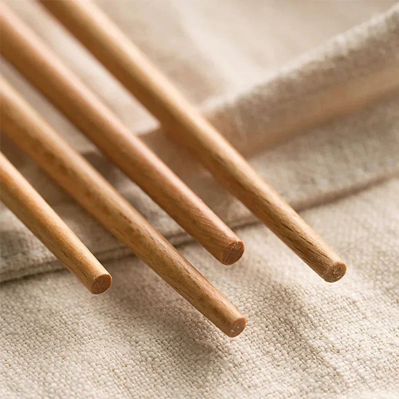 Cooking Chopsticks Wooden Long Chop Sticks Reusable Chopsticks Kitchen Chopstick for Noodles Frying Hotpot