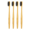 Kleen-Smyl Natural Bamboo Toothbrush 4Pk