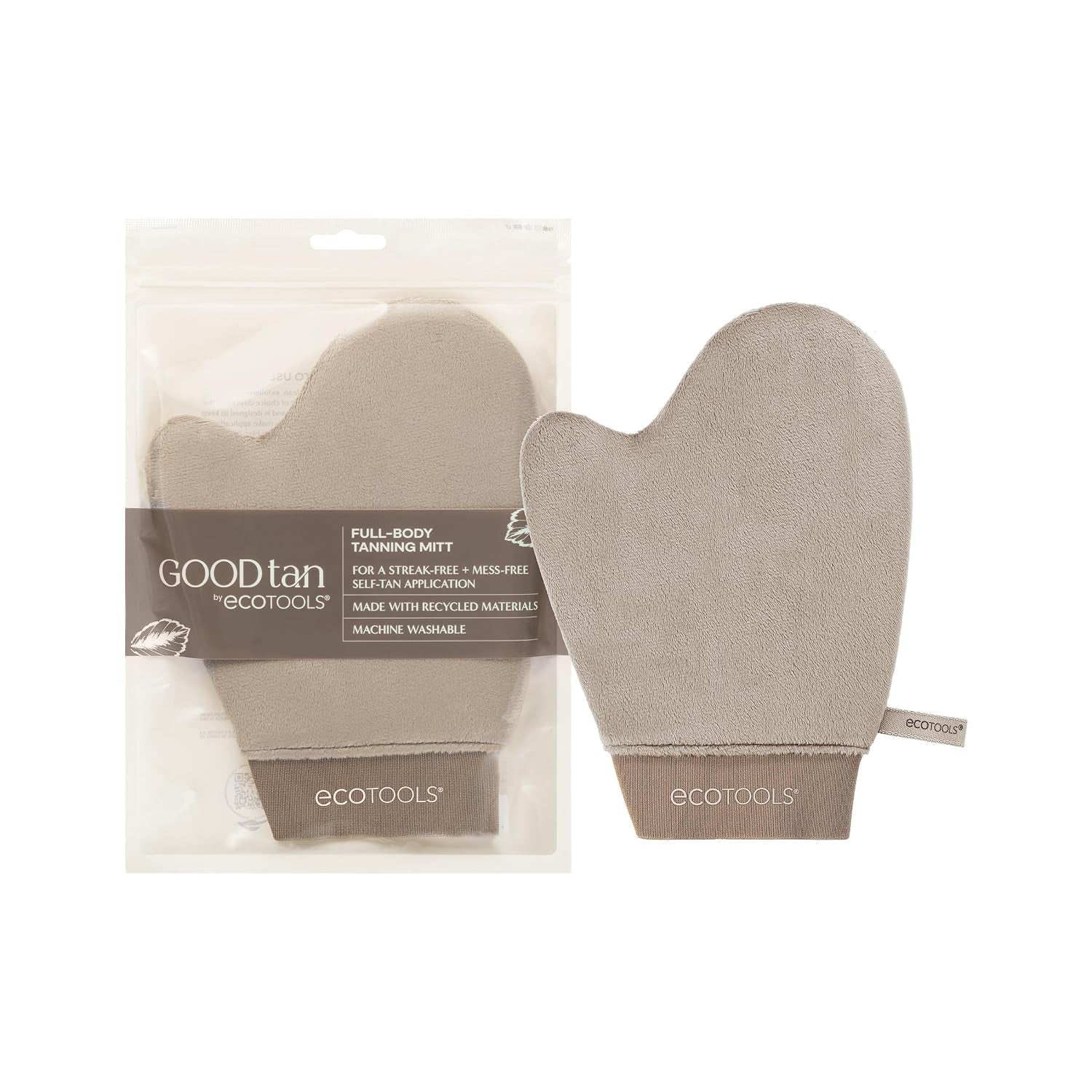 Good Tan Full-Body Tanning Mitt, for Self Application, Use Soft Self Tanner Mitt with Mousse, Lotions, & Waters, Eco Friendly Sunless Applicator, Vegan, & Cruelty-Free, 1 Count