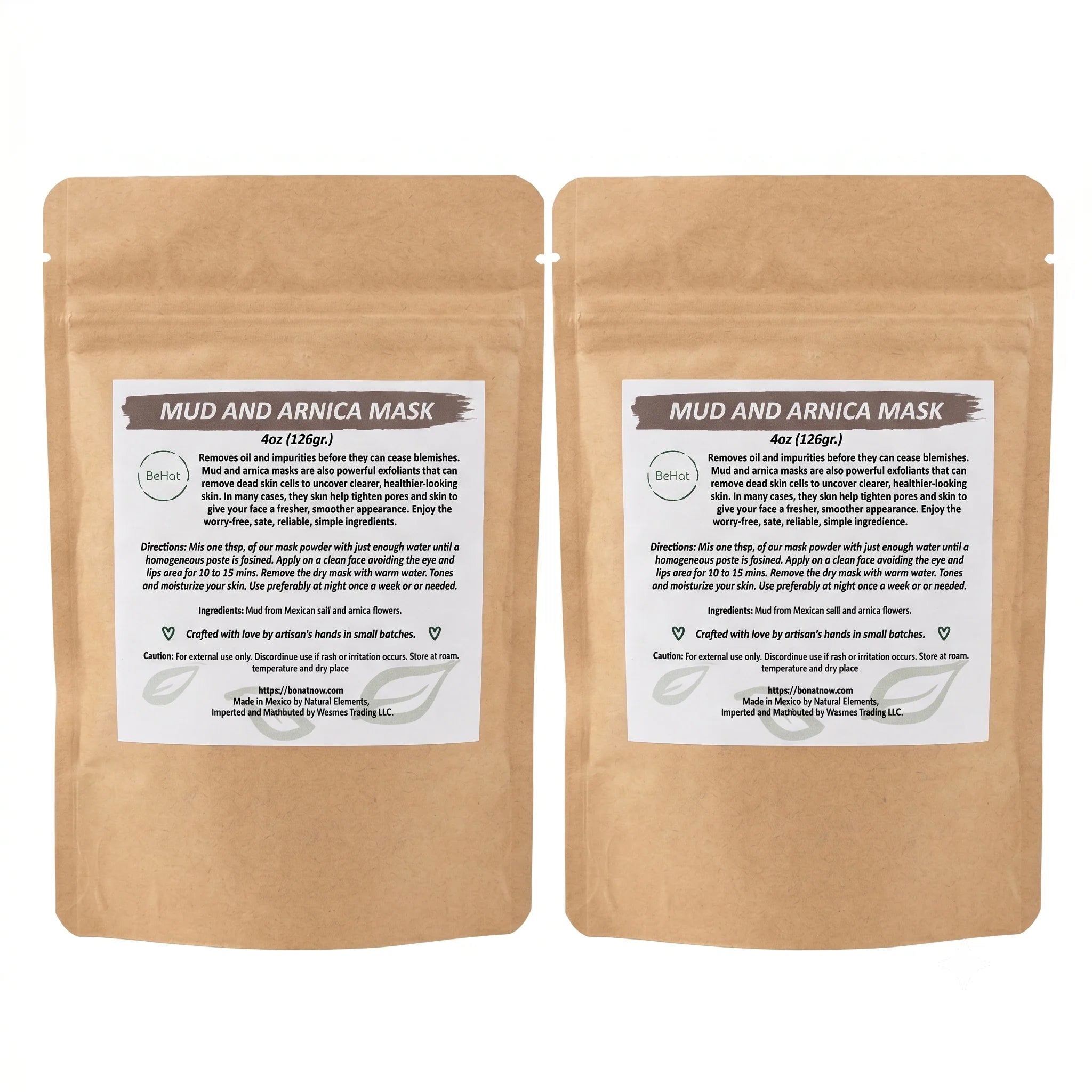 2-Pack Mud & Arnica Facial Mask