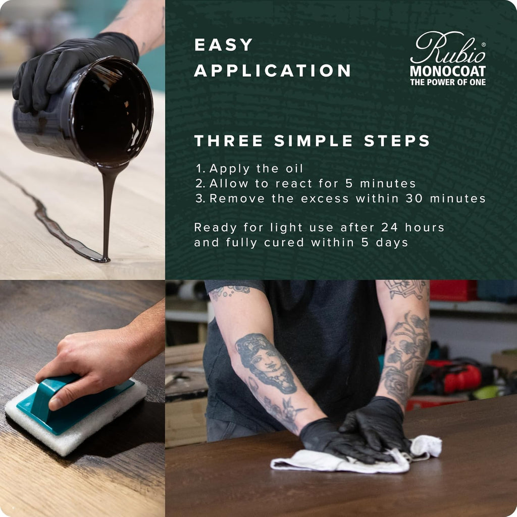 Wood Stain & Finish Sample | Oil plus Part a | Quick-Dry, Eco-Friendly Linseed Wood Oil for Indoor Use | Ideal for Sampling Oil plus 2C & Touch Ups | Pure, 20 Ml