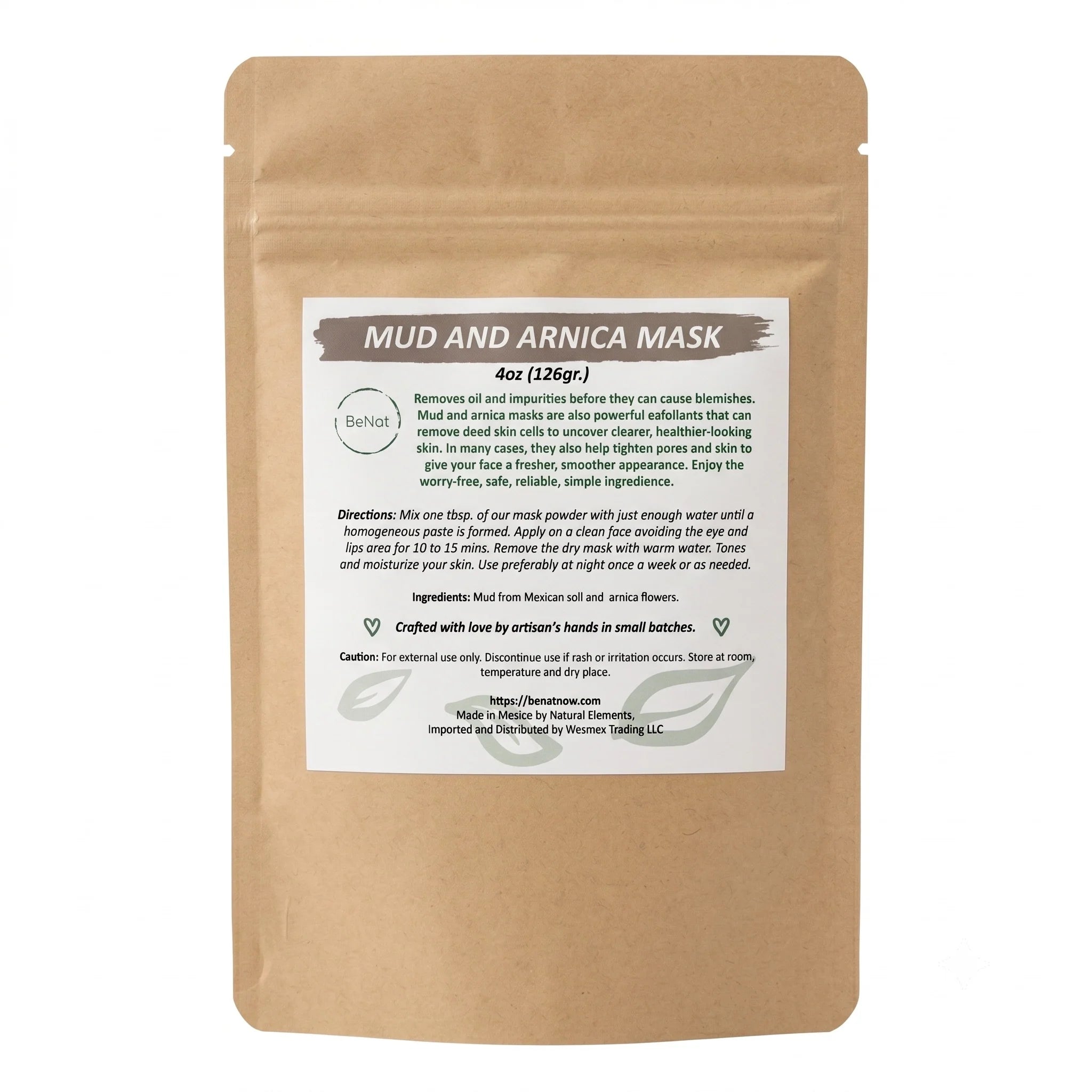 Mud and Arnica Mask