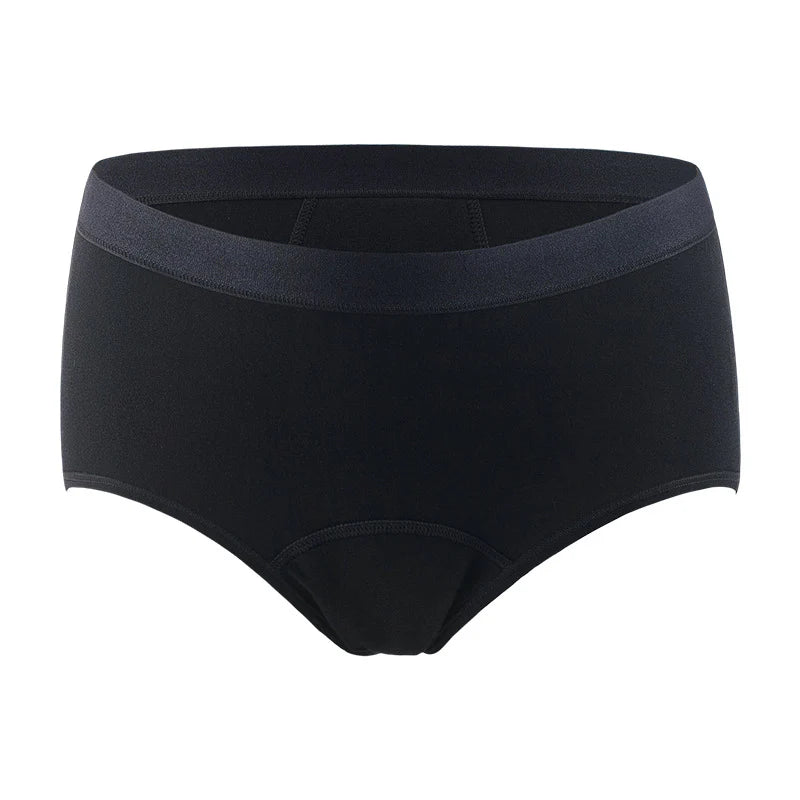 SIHI Women’S Bamboo Fiber Period Underwear, Leak-Proof 4-Layer Sanitary Briefs