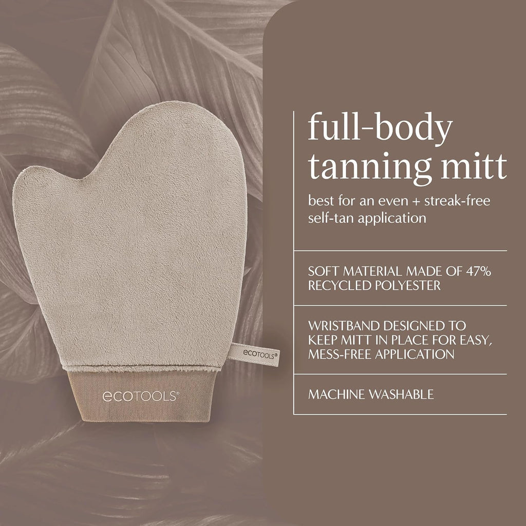 Good Tan Full-Body Tanning Mitt, for Self Application, Use Soft Self Tanner Mitt with Mousse, Lotions, & Waters, Eco Friendly Sunless Applicator, Vegan, & Cruelty-Free, 1 Count