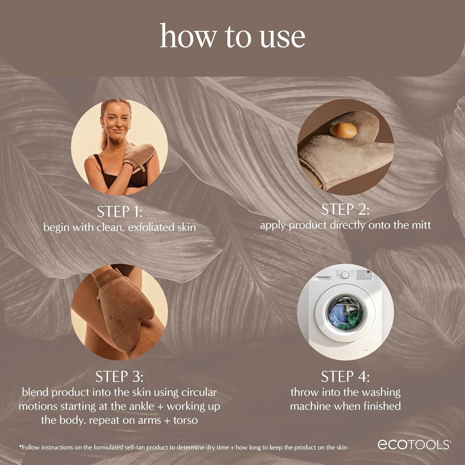 Good Tan Full-Body Tanning Mitt, for Self Application, Use Soft Self Tanner Mitt with Mousse, Lotions, & Waters, Eco Friendly Sunless Applicator, Vegan, & Cruelty-Free, 1 Count